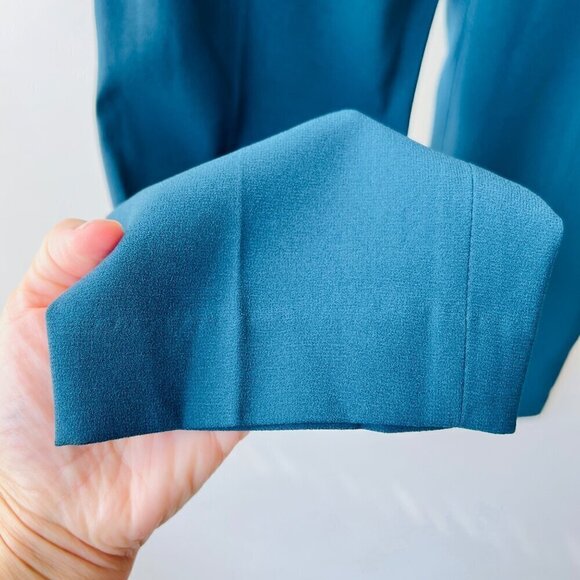 Babaton Conan crop pants, green/teal color, Size 2 - Picture 7 of 8